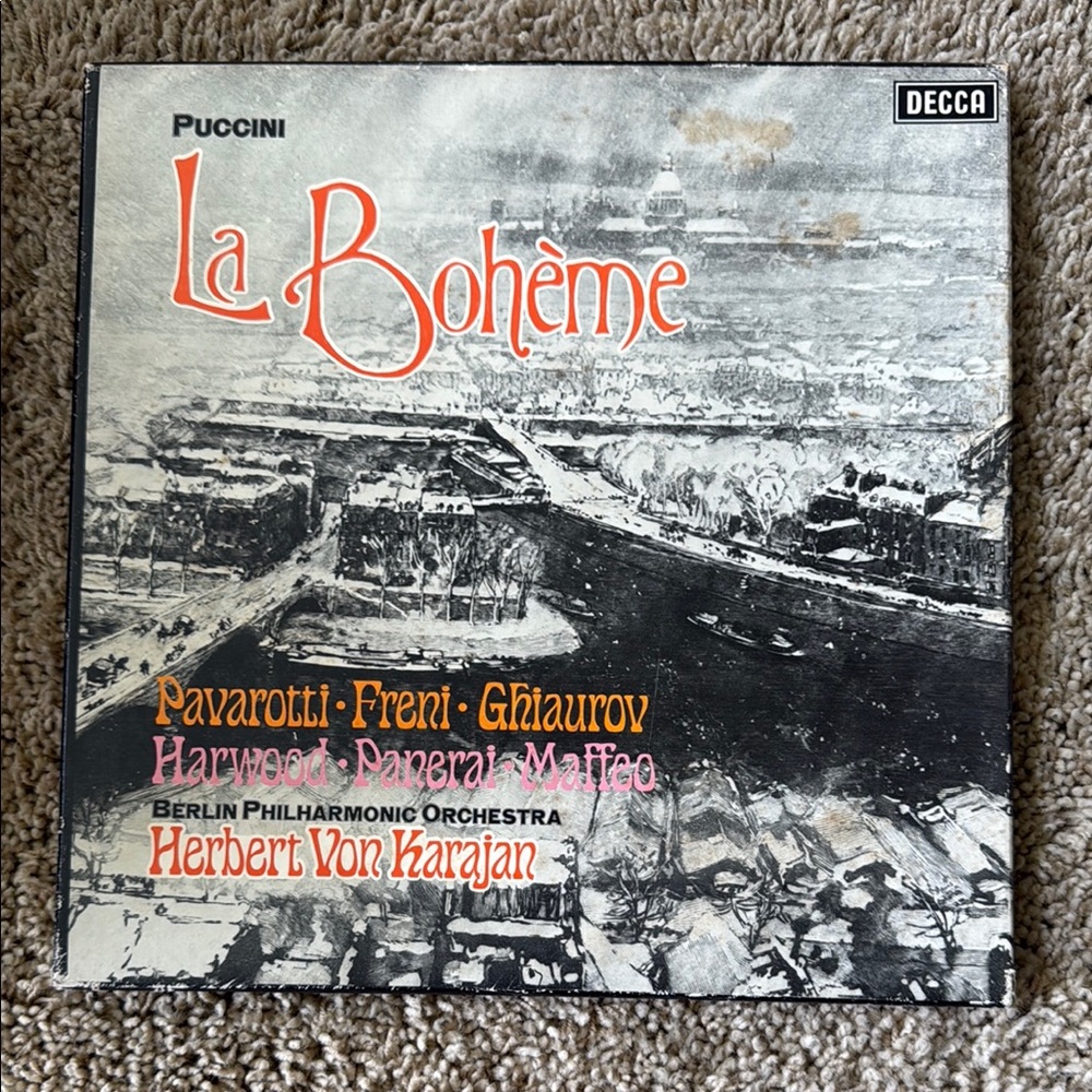 Puccini La Bohème Vinyl Record